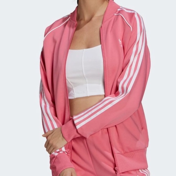 adidas Jackets & Blazers - Adidas Primeblue  SST Track Jacket Rose Tone
